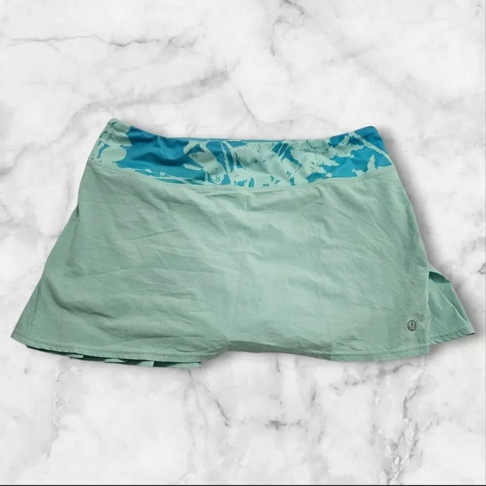 Lululemon Size 6 Run Speed Skirt Seawheeze